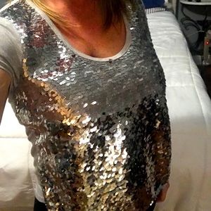 Jennifer Lopez sequined t-shirt